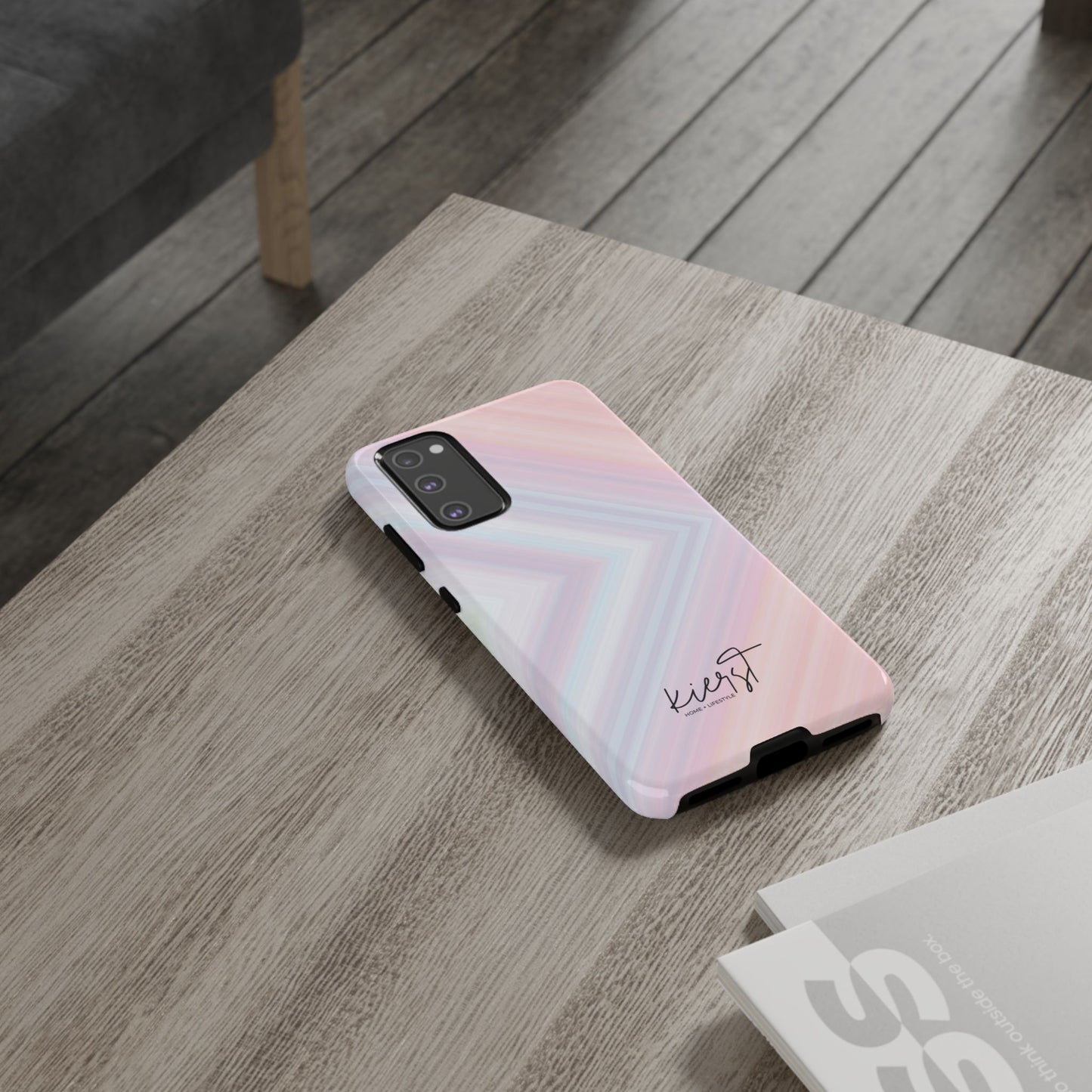 Pastel Arrows Samsung Galaxy Phone Case | Soft Geometry, Subtle Glow