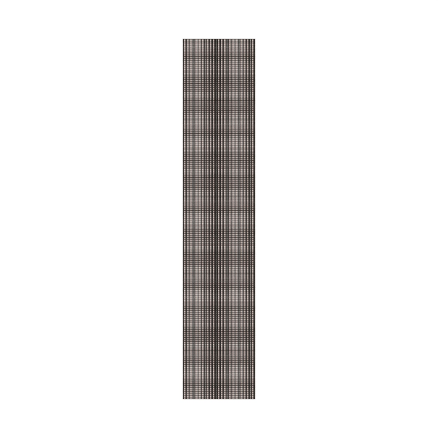 Modern Plaid Gift Wrapping Paper – Taupe, Black & Subtle Glitter Print