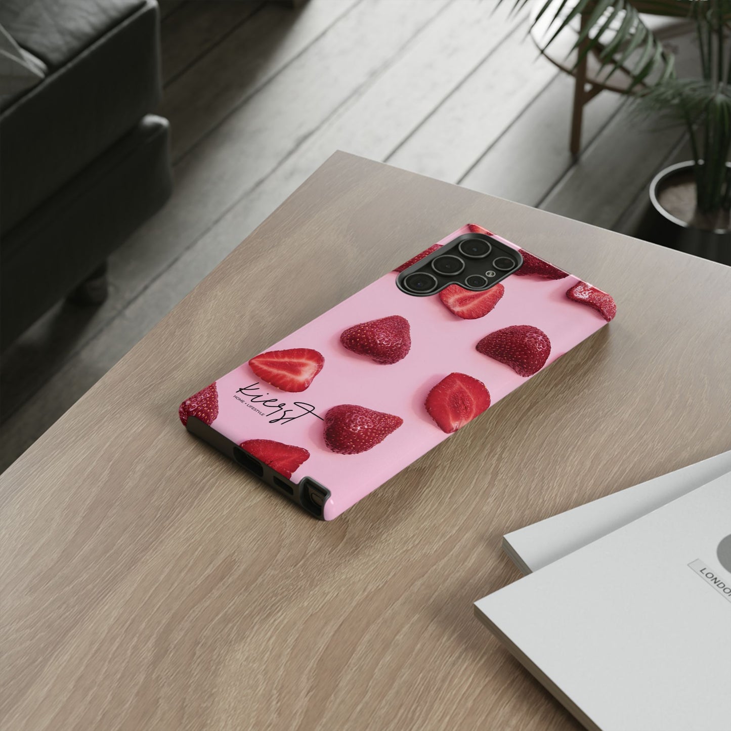 Strawberries Samsung Galaxy Phone Case | A Juicy Pop of Playfulness Meets Polished Design