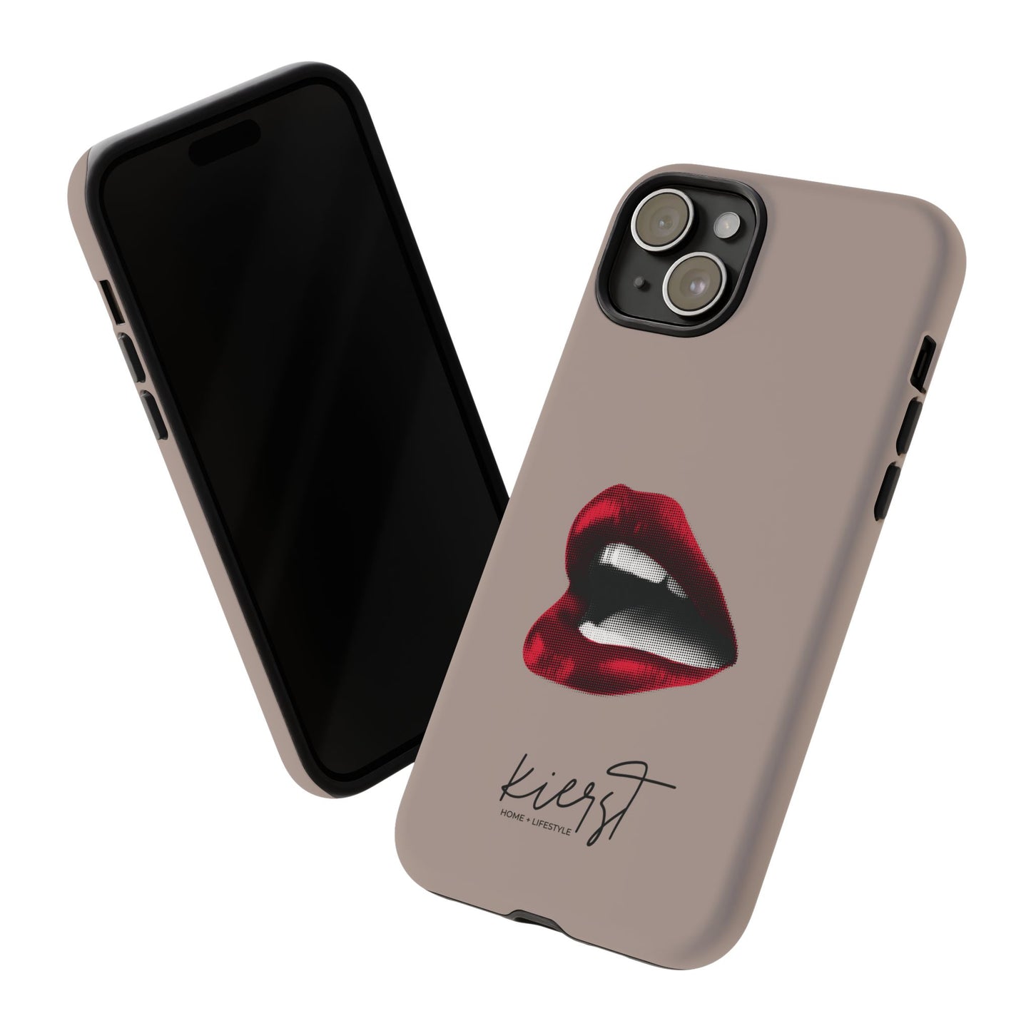 Retro Red Lips iPhone Case | Pop Art Meets Polished