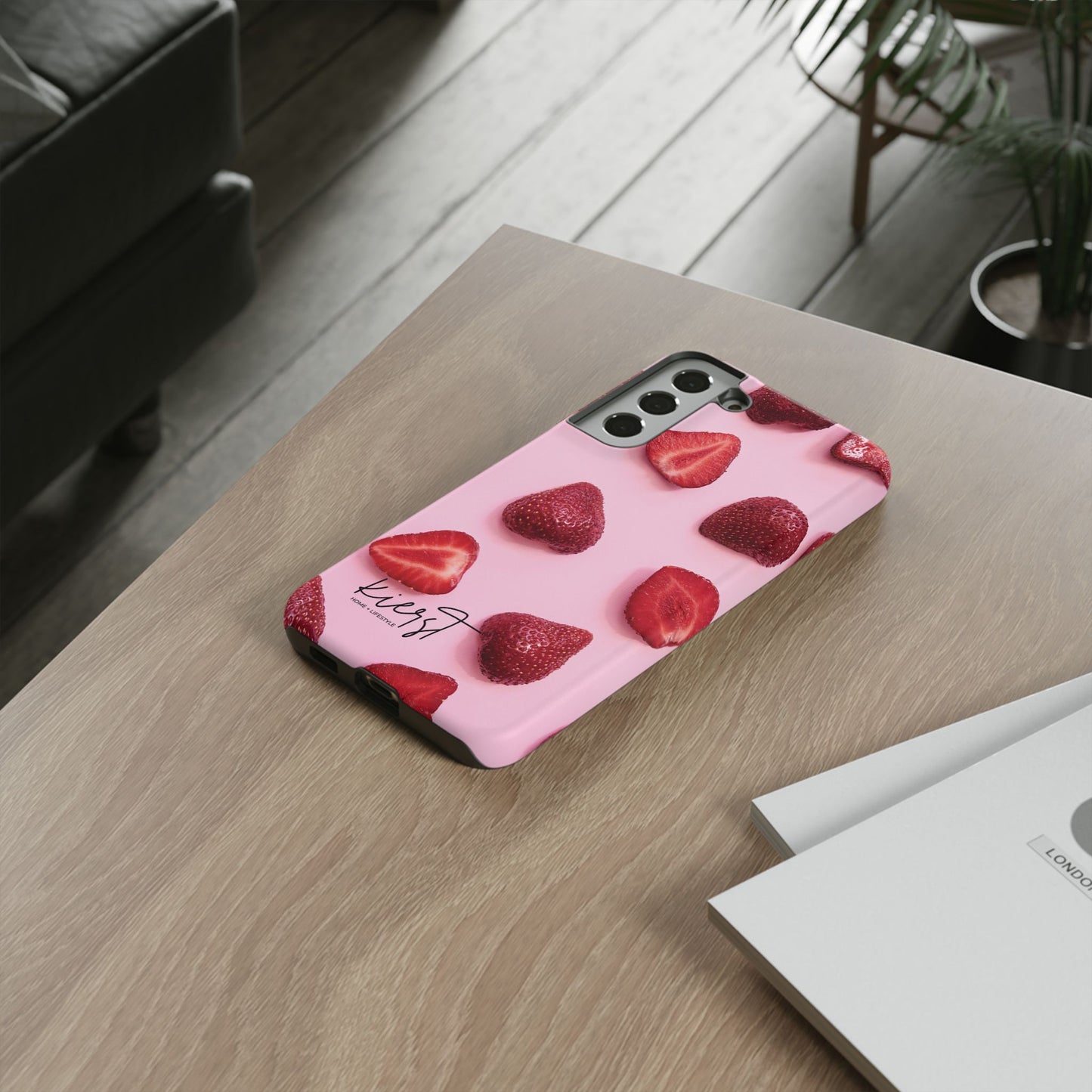 Strawberries Samsung Galaxy Phone Case | A Juicy Pop of Playfulness Meets Polished Design