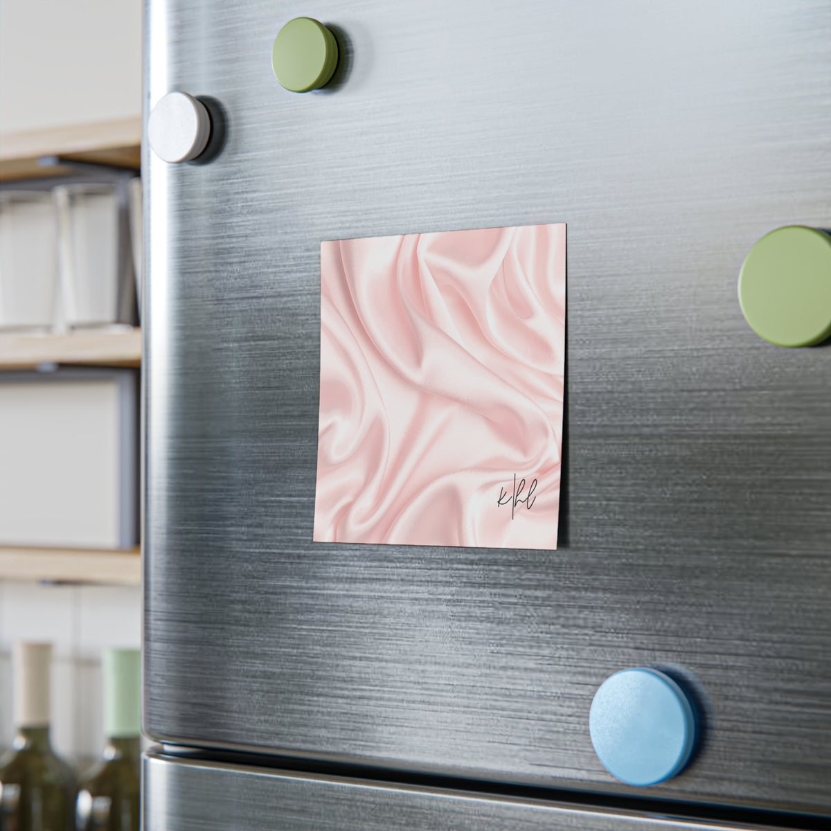 Pink Silk Striped Post-it® Note Pad