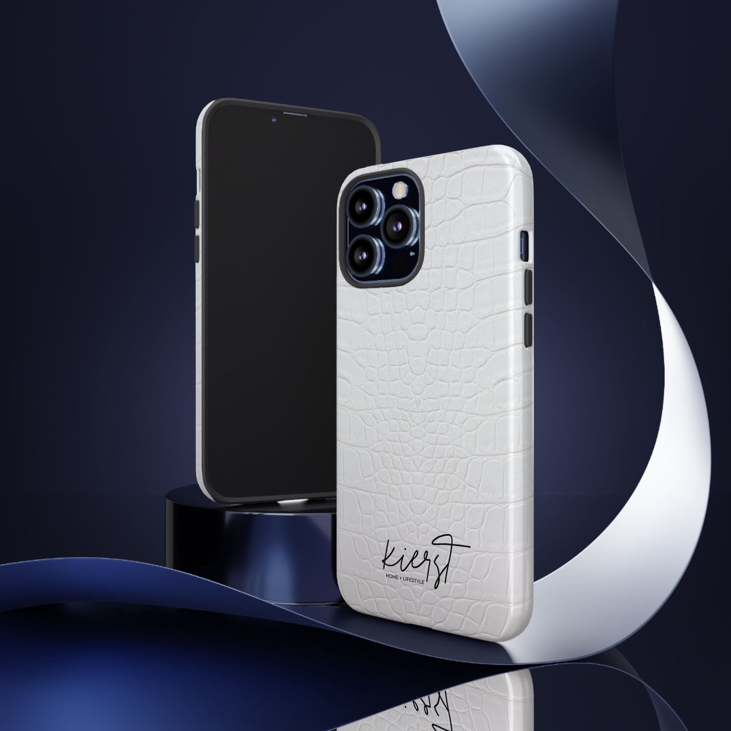 White Alligator iPhone Case | Minimal, Crisp, and Effortlessly Elevated