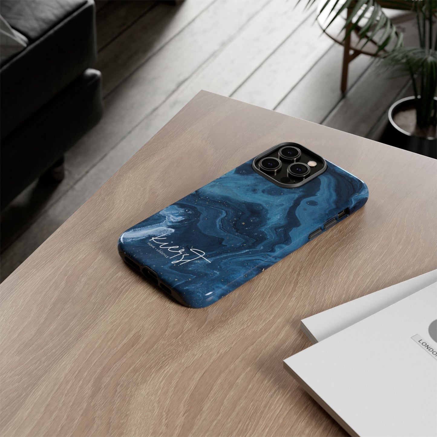 Blue Marble iPhone Case | Bold, Rich, & Unapologetically Refined