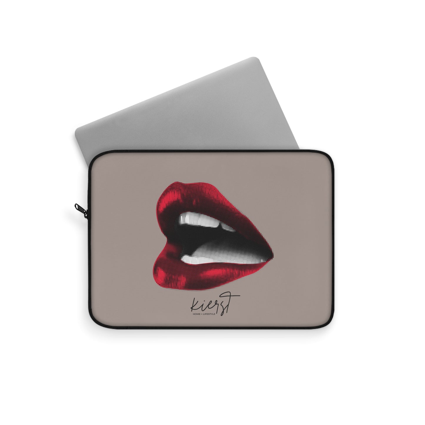 Vintage Red Lips Laptop Sleeve | Bold Glamour with a Retro Twist