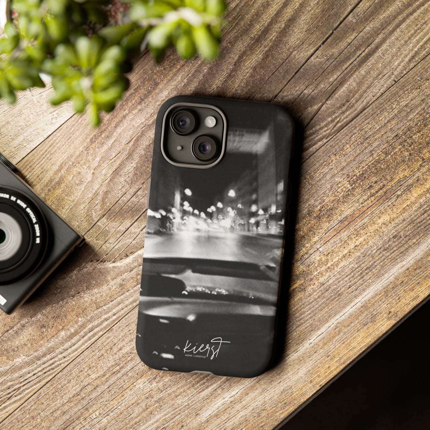 Faded Summer Nights iPhone Case | A Cinematic Blur of City Lights and Nostalgia