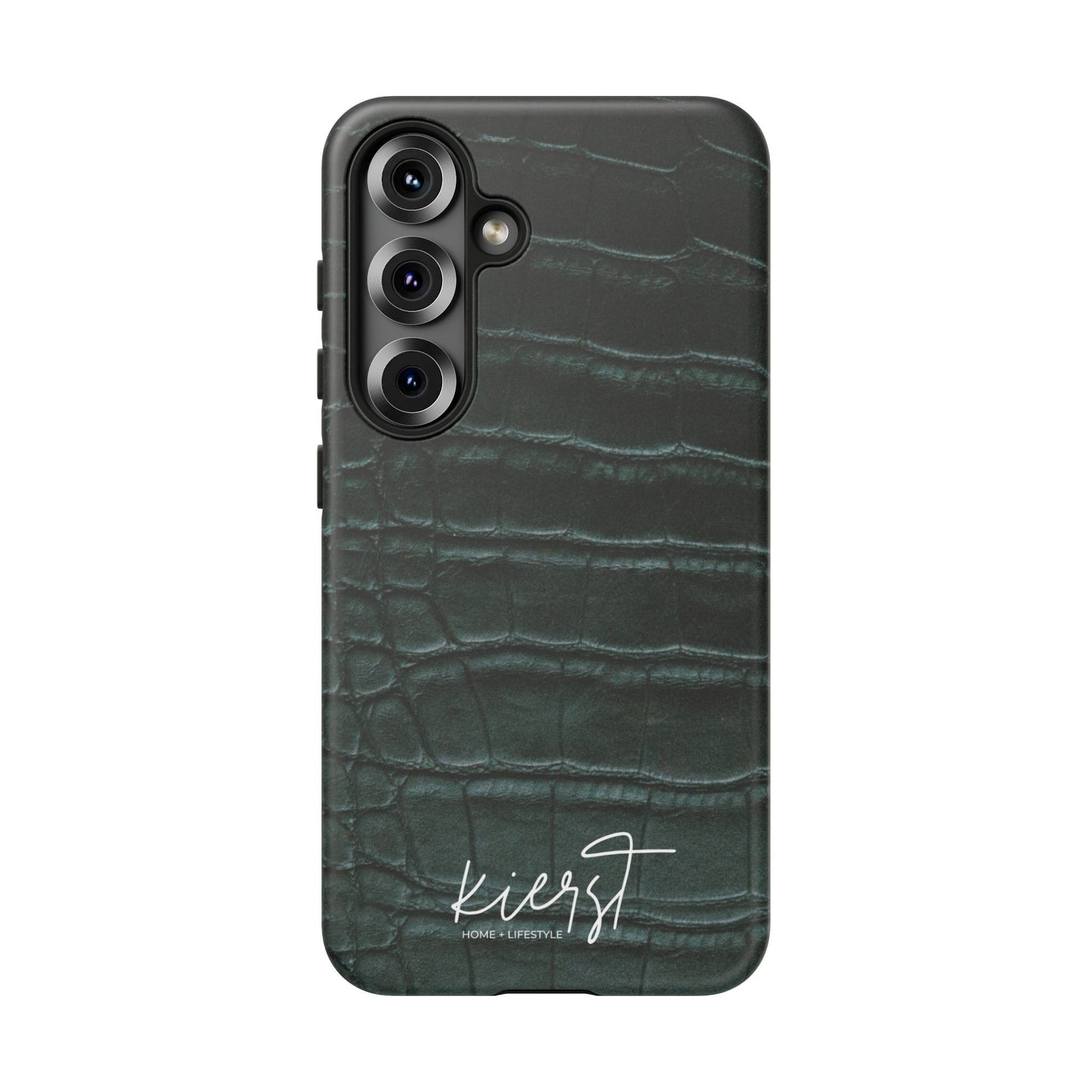 Emerald Crocodile Print Samsung Galaxy Case