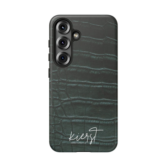 Emerald Crocodile Print Samsung Galaxy Case