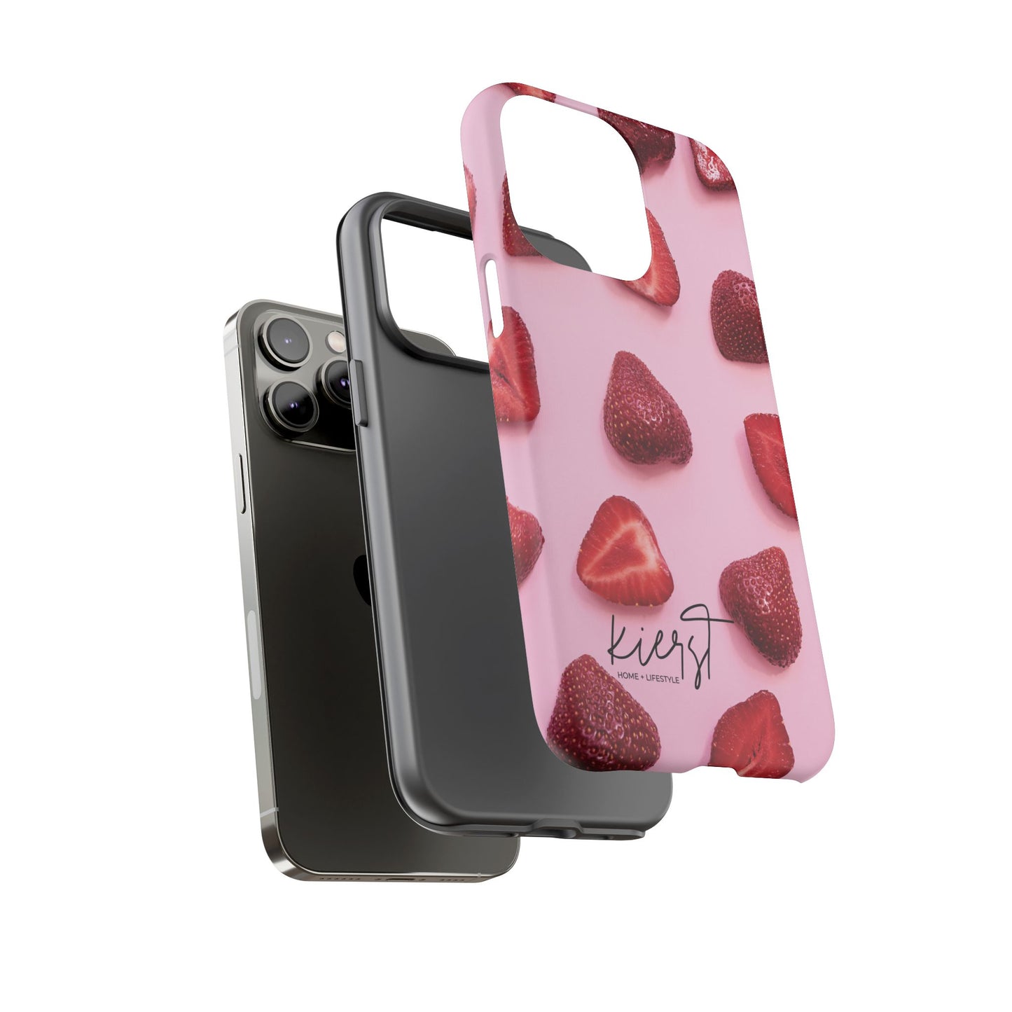 Strawberries iPhone Case | A Sweet Statement Rooted in Soft Luxury
