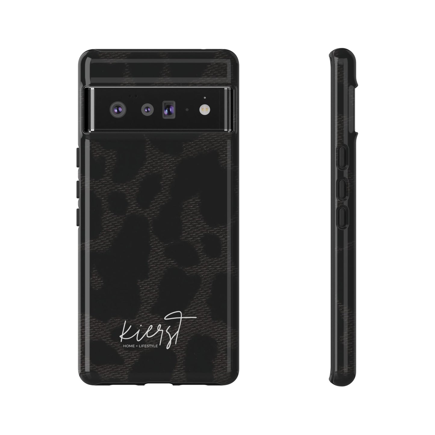 Black Leopard Google Pixel Phone Case | Striking Neutral, Wild Edge