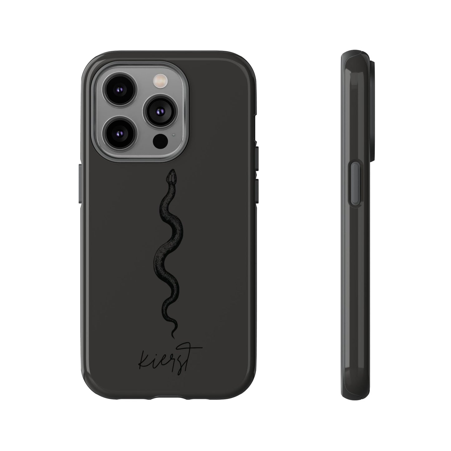 Long Black Snake iPhone Case | Subtle Edge, Quiet Power