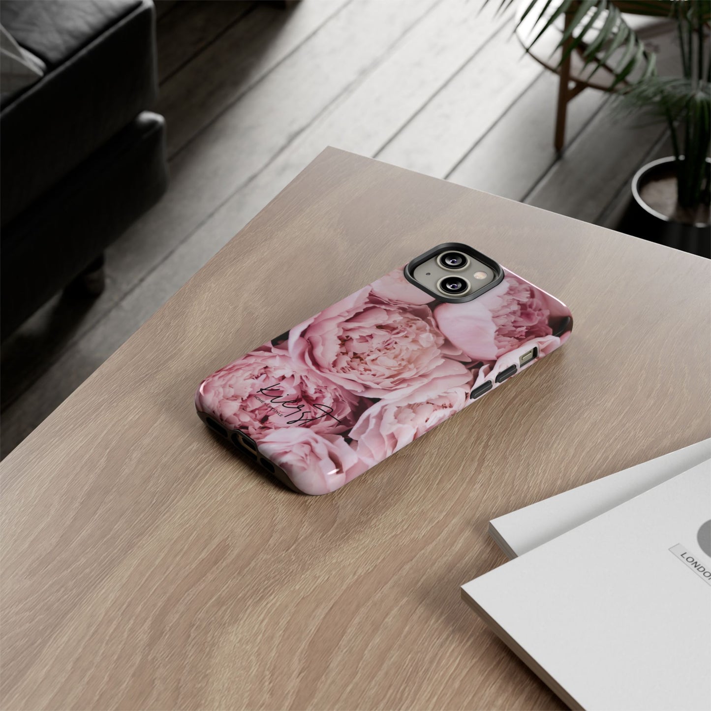 Pink Peonies iPhone Case | Soft Florals Meet Luxe Protection