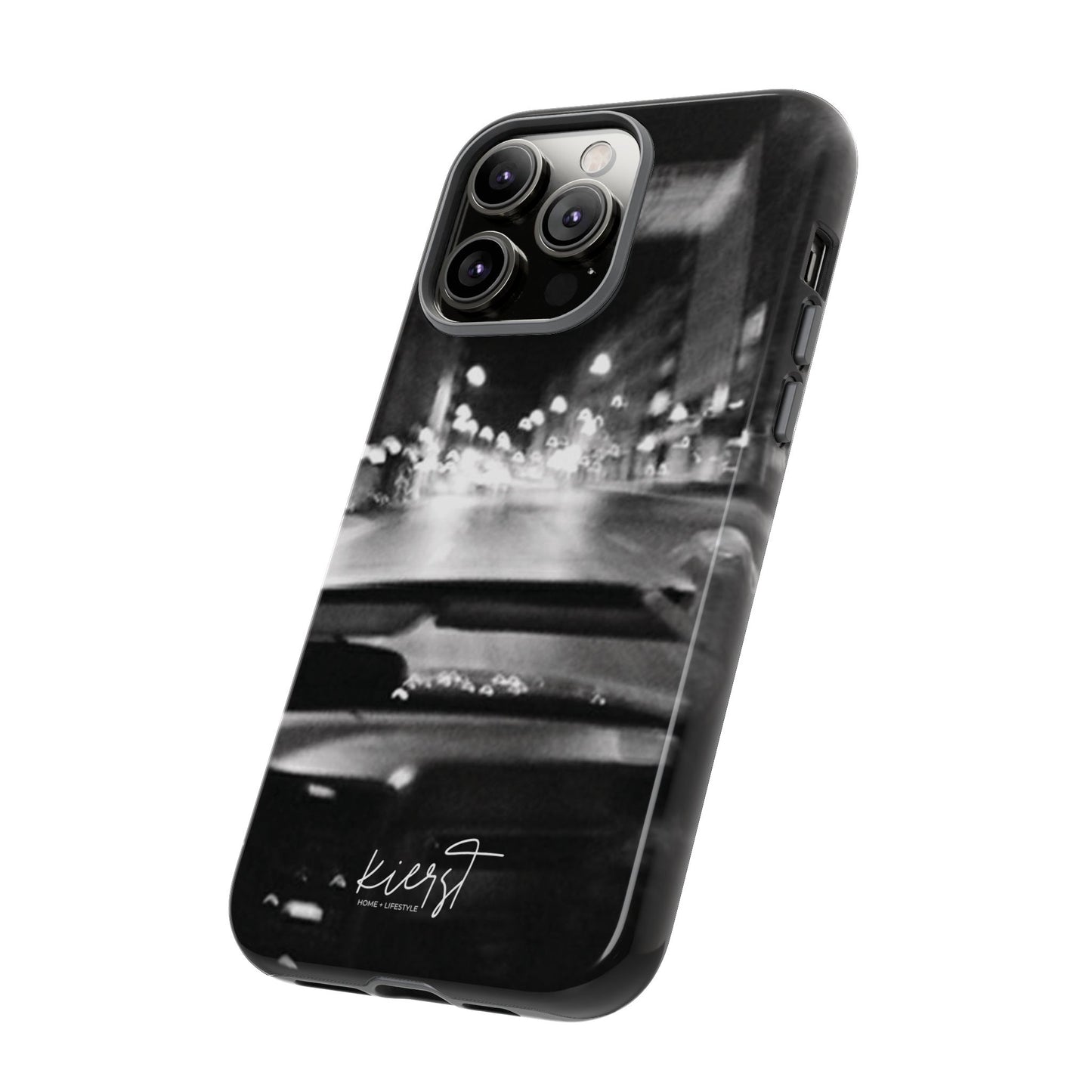 Faded Summer Nights iPhone Case | A Cinematic Blur of City Lights and Nostalgia