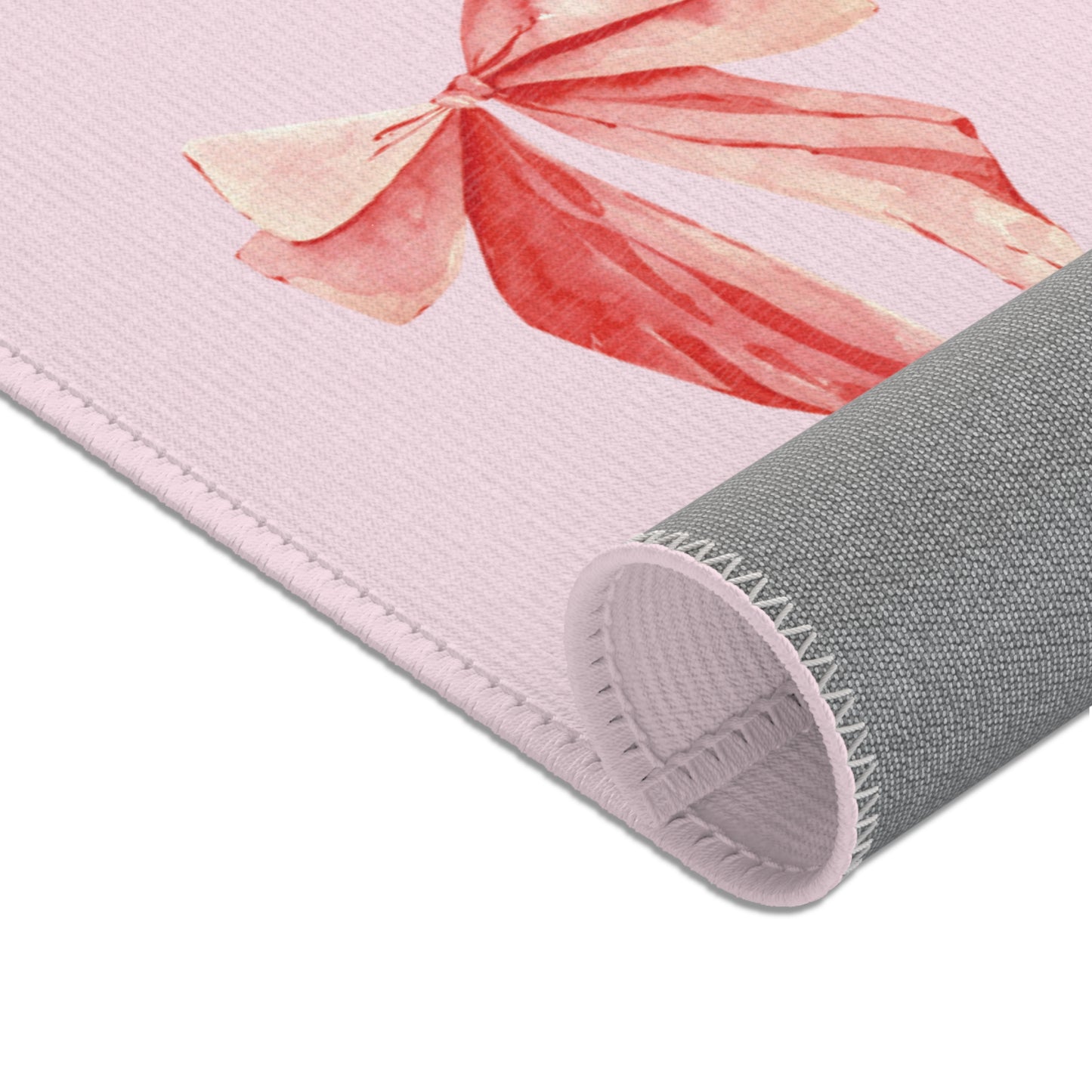 Edge of Romance Area Rug – Portrait Pink Collage Design