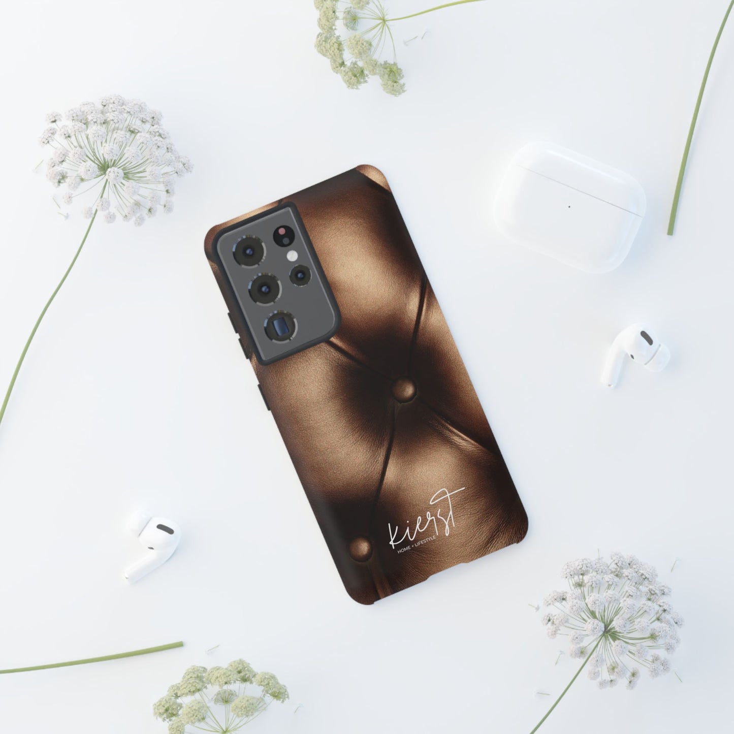 Bronze Tufted Print Samsung Galaxy Case