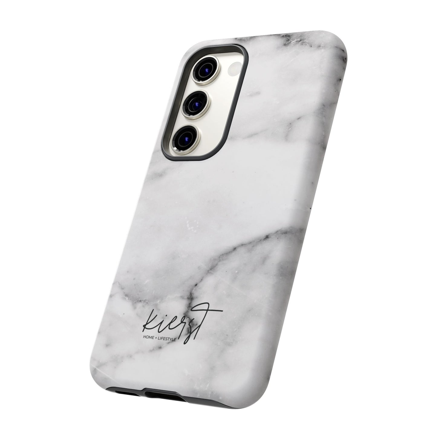 Lived-In White and Grey Marble Samsung Galaxy Case | Soft Strength, Redefined