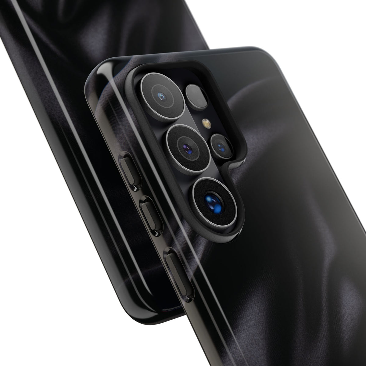 Black Silk Print Samsung Galaxy Phone Case