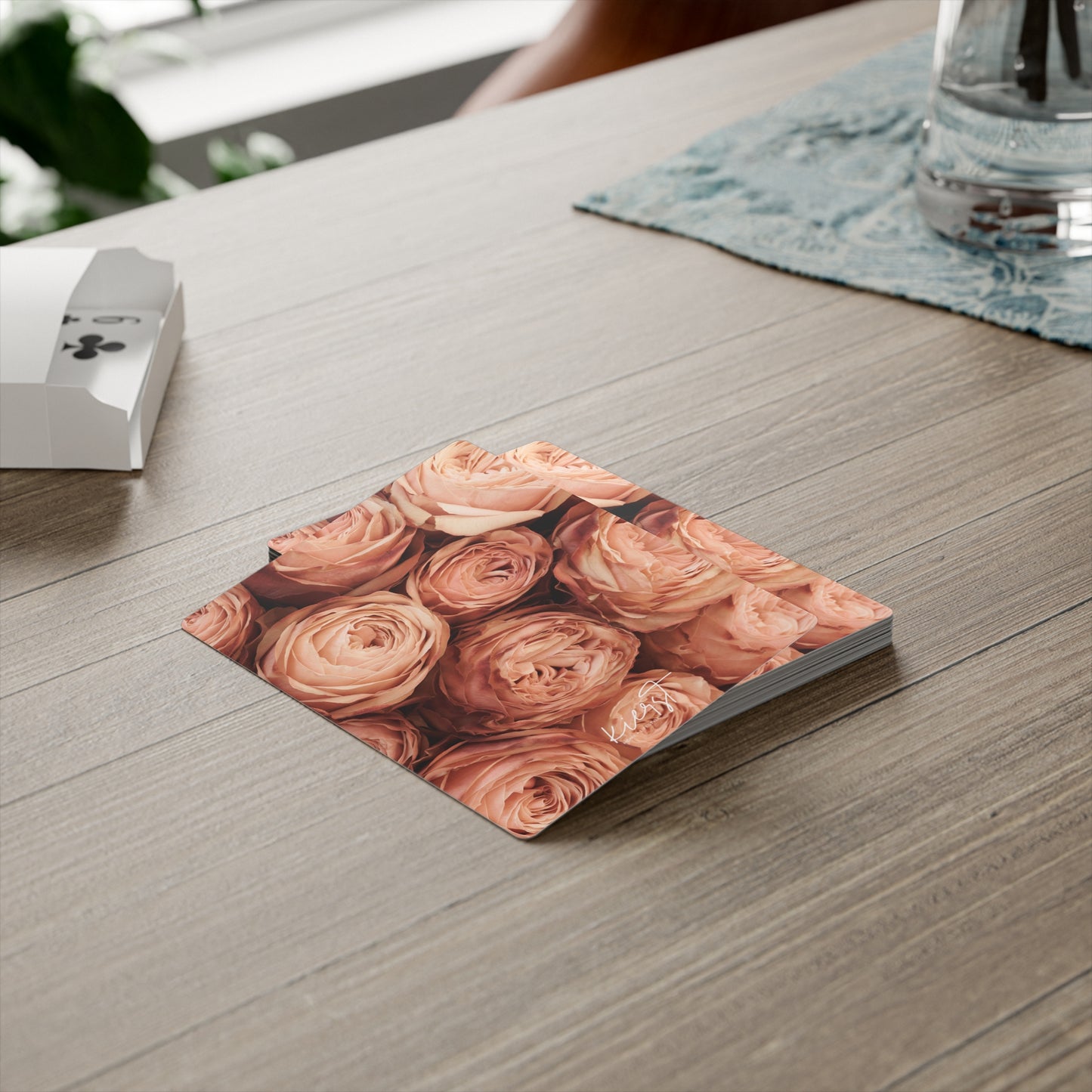Peony Dusk Poker Playing Cards