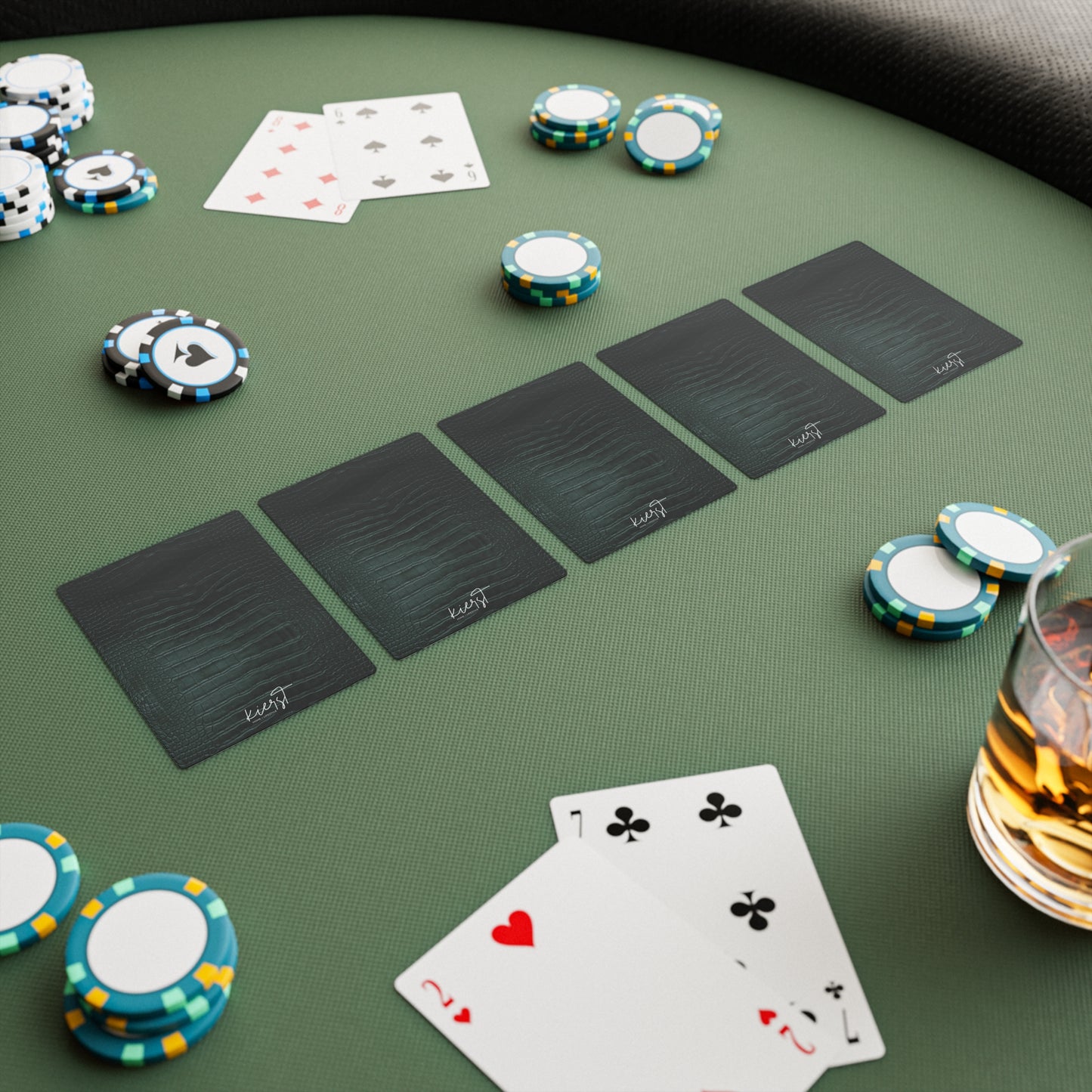 Emerald Crocodile Poker Playing Cards