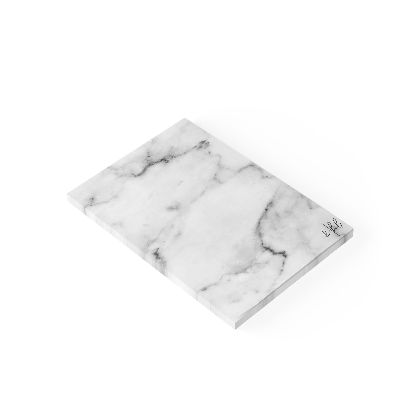 Lived-In Grey and White Marble Post-it® Note Pad