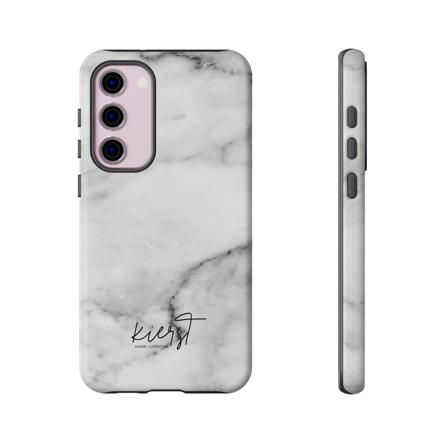 Lived-In White and Grey Marble Samsung Galaxy Case | Soft Strength, Redefined