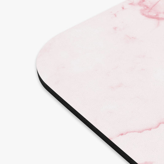 Pink & White Marble Mouse Pad | Softly Sophisticated Desk Accent