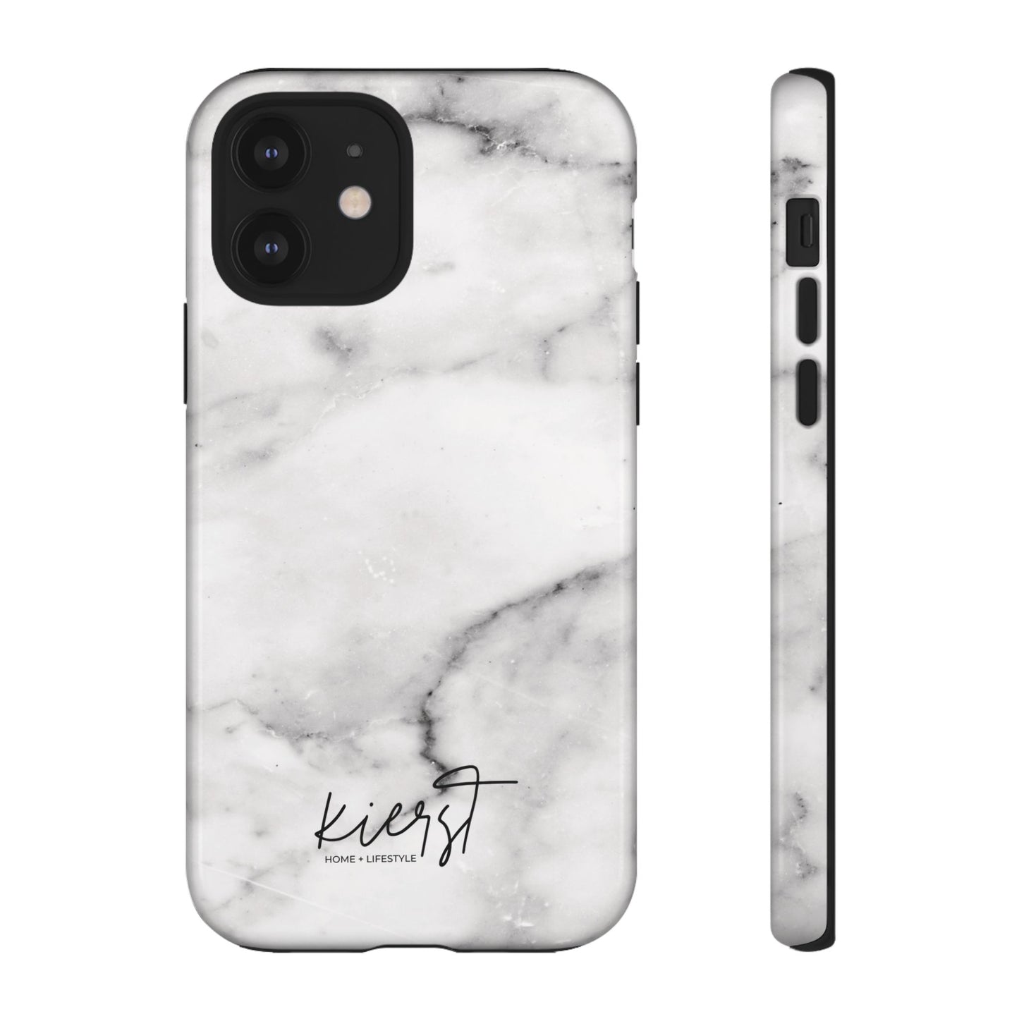 Lived-In White and Grey Marble iPhone Case | Curated Calm, Captured in Marble