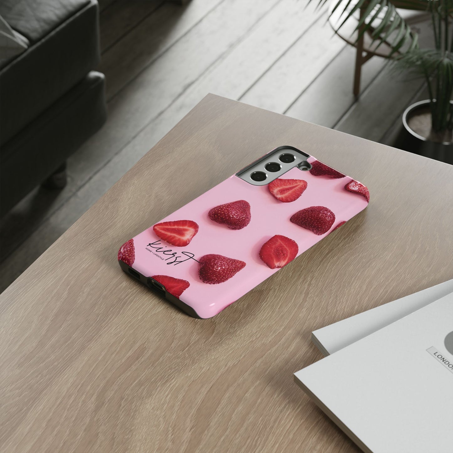 Strawberries Samsung Galaxy Phone Case | A Juicy Pop of Playfulness Meets Polished Design