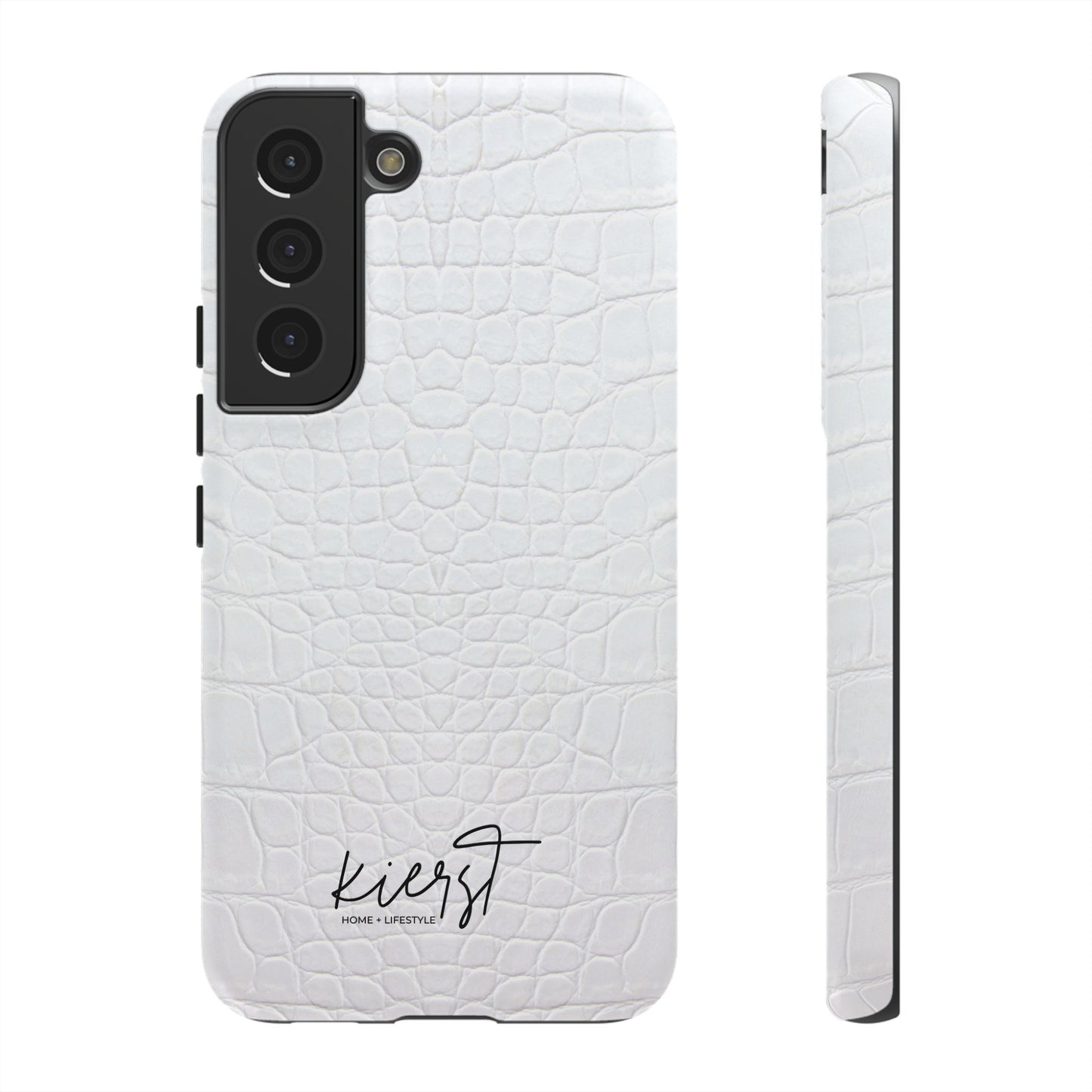 White Alligator Samsung Galaxy Case | Classic Texture Meets Modern Edge