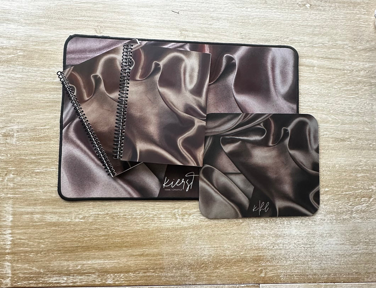 Chocolate Silk Print Mouse Pad