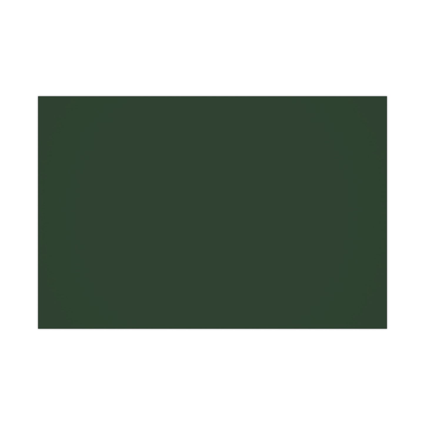 Hunter Green Gift Wrapping Paper