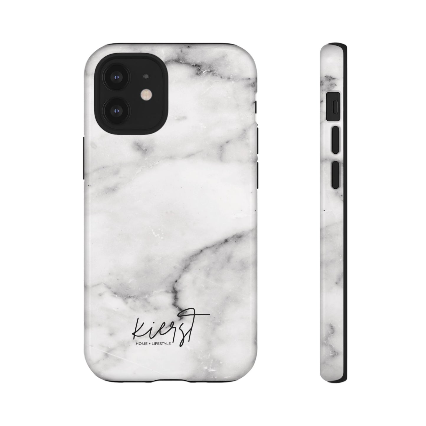 Lived-In White and Grey Marble iPhone Case | Curated Calm, Captured in Marble
