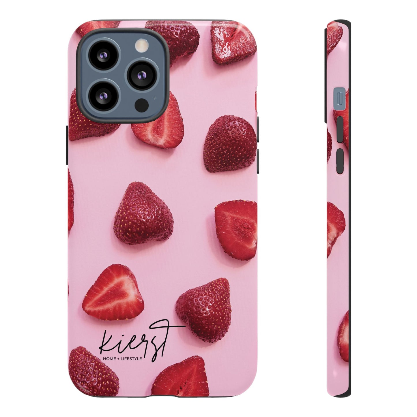 Strawberries iPhone Case | A Sweet Statement Rooted in Soft Luxury