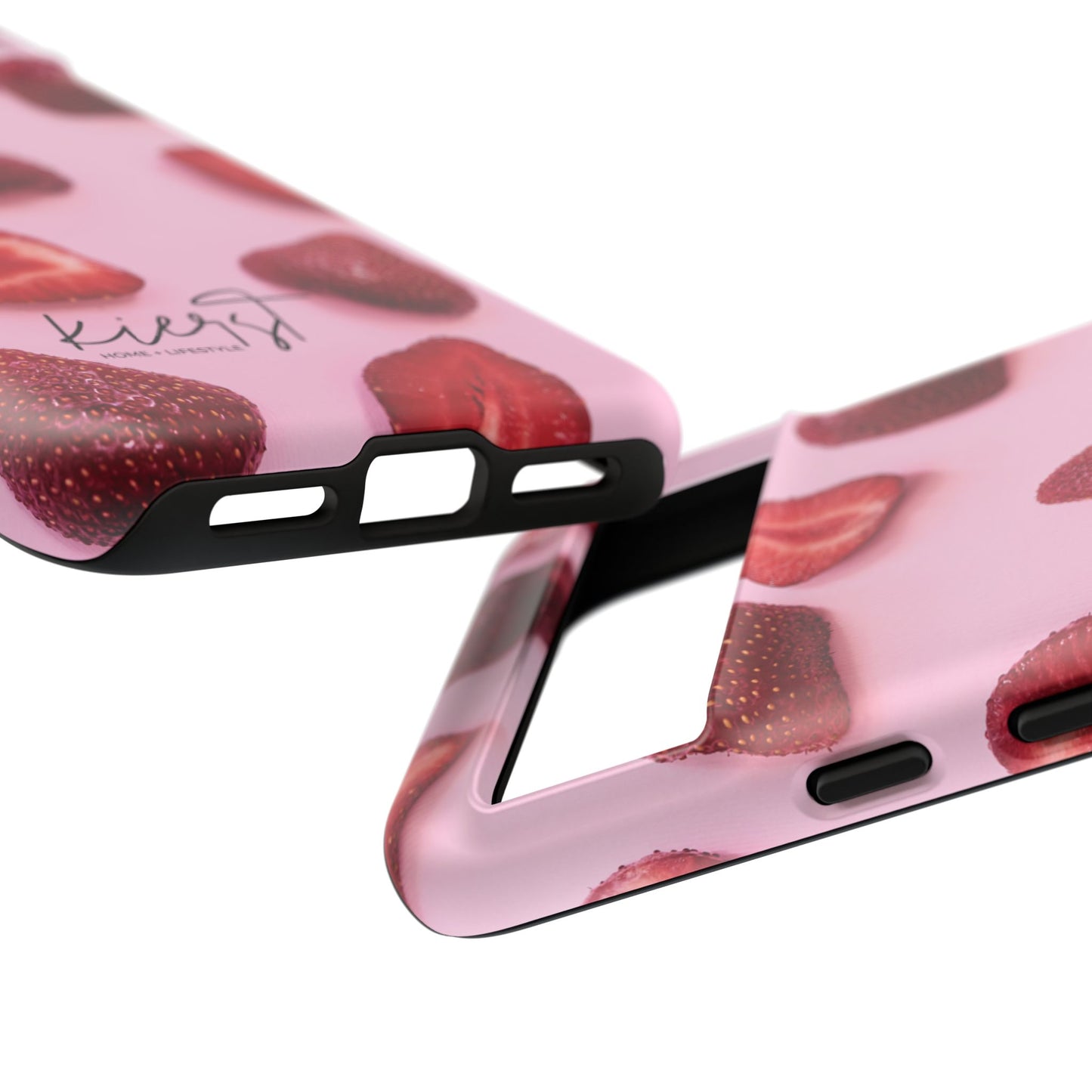 Strawberries Google Pixel Case | Blush-Toned Charm Meets Playful Precision