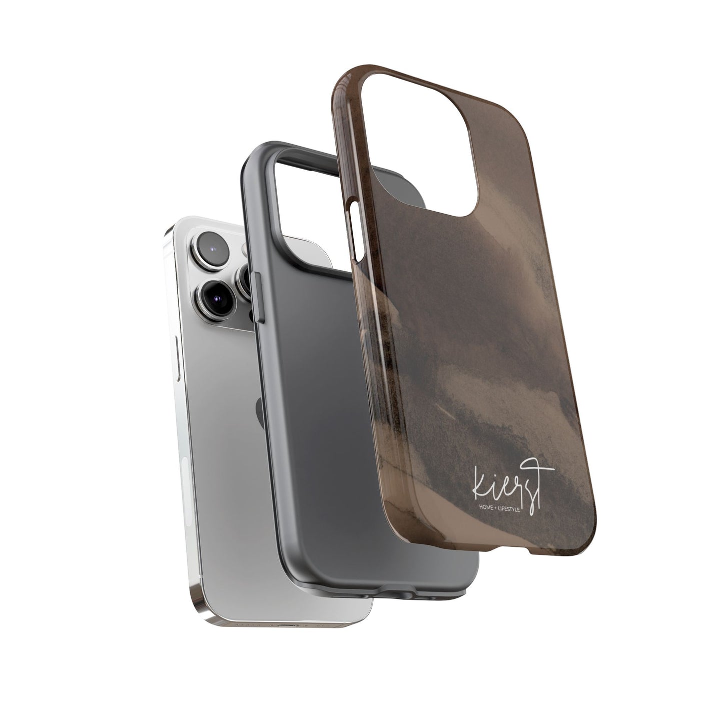 Brown Abstract iPhone Case | Minimal. Earthy. Elevated.