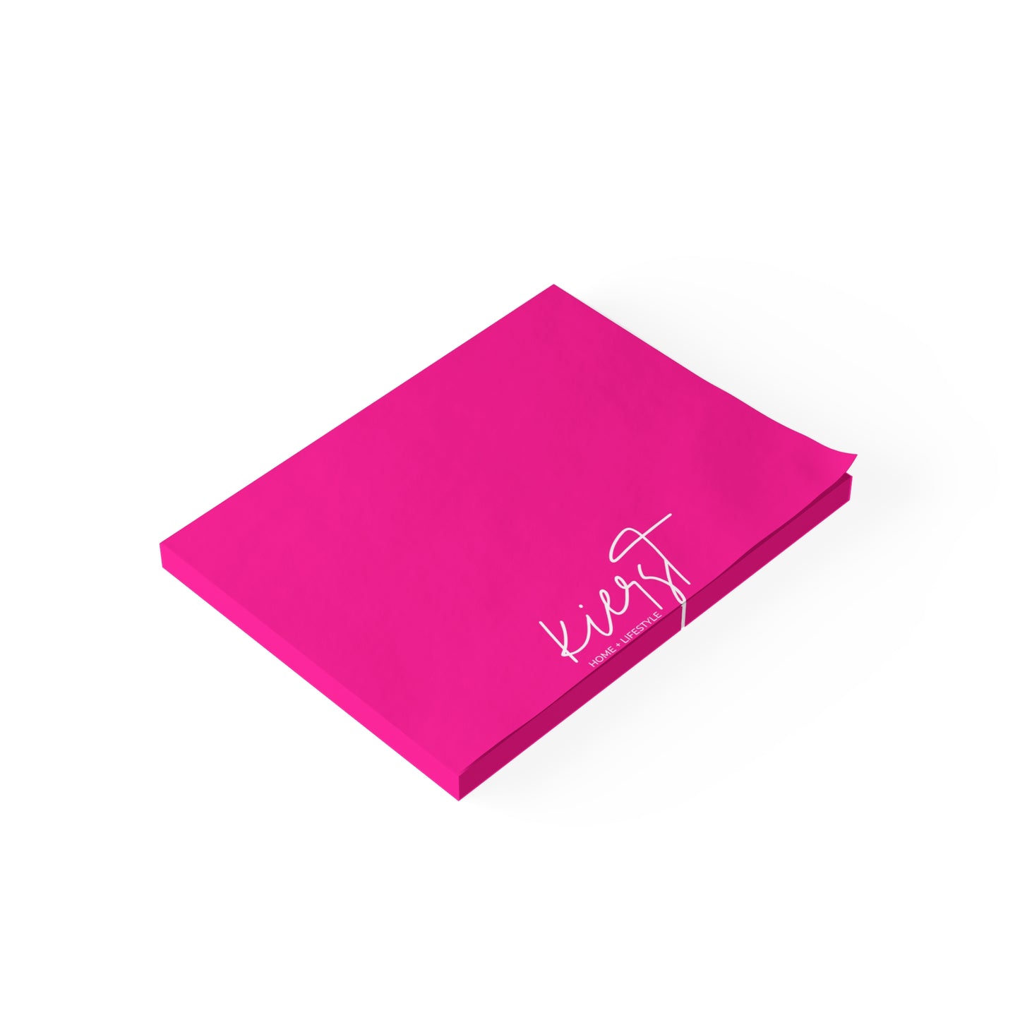 kierst Signature Hot Pink Post-it® Note Pad | Vibrant Sticky Notes for Bold Desks