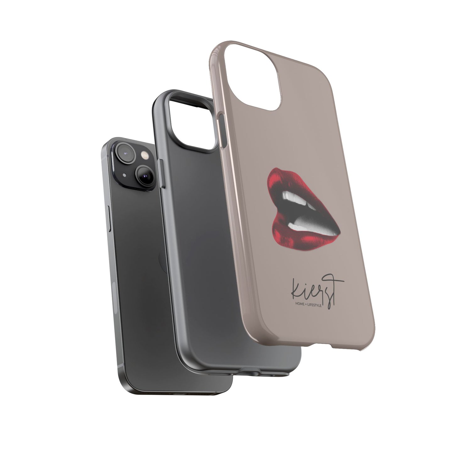 Retro Red Lips iPhone Case | Pop Art Meets Polished