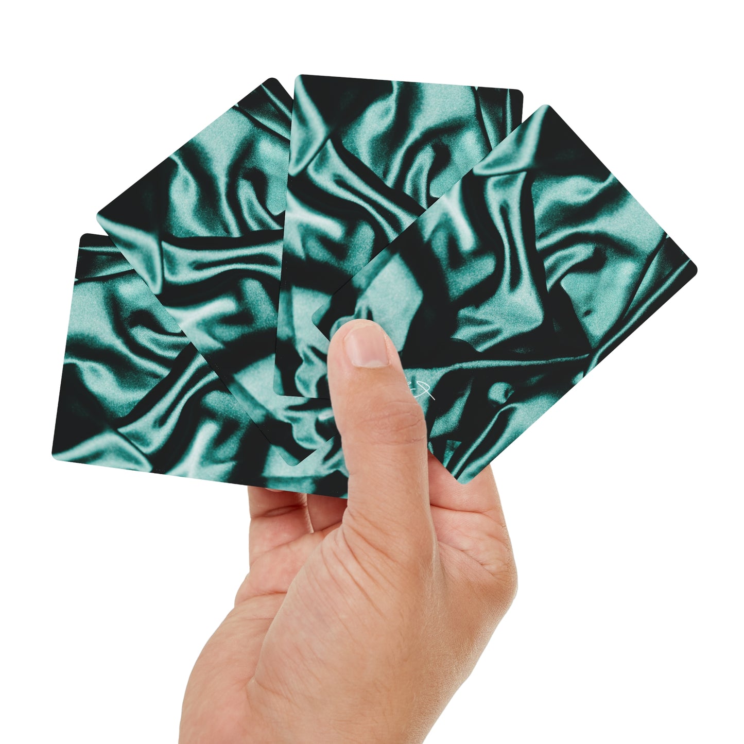 Emerald Silk Poker Playing Cards