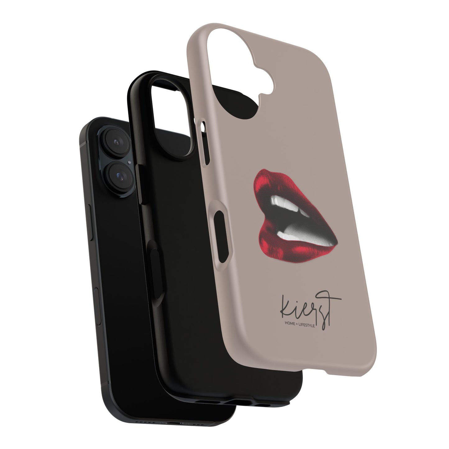 Retro Red Lips iPhone Case | Pop Art Meets Polished