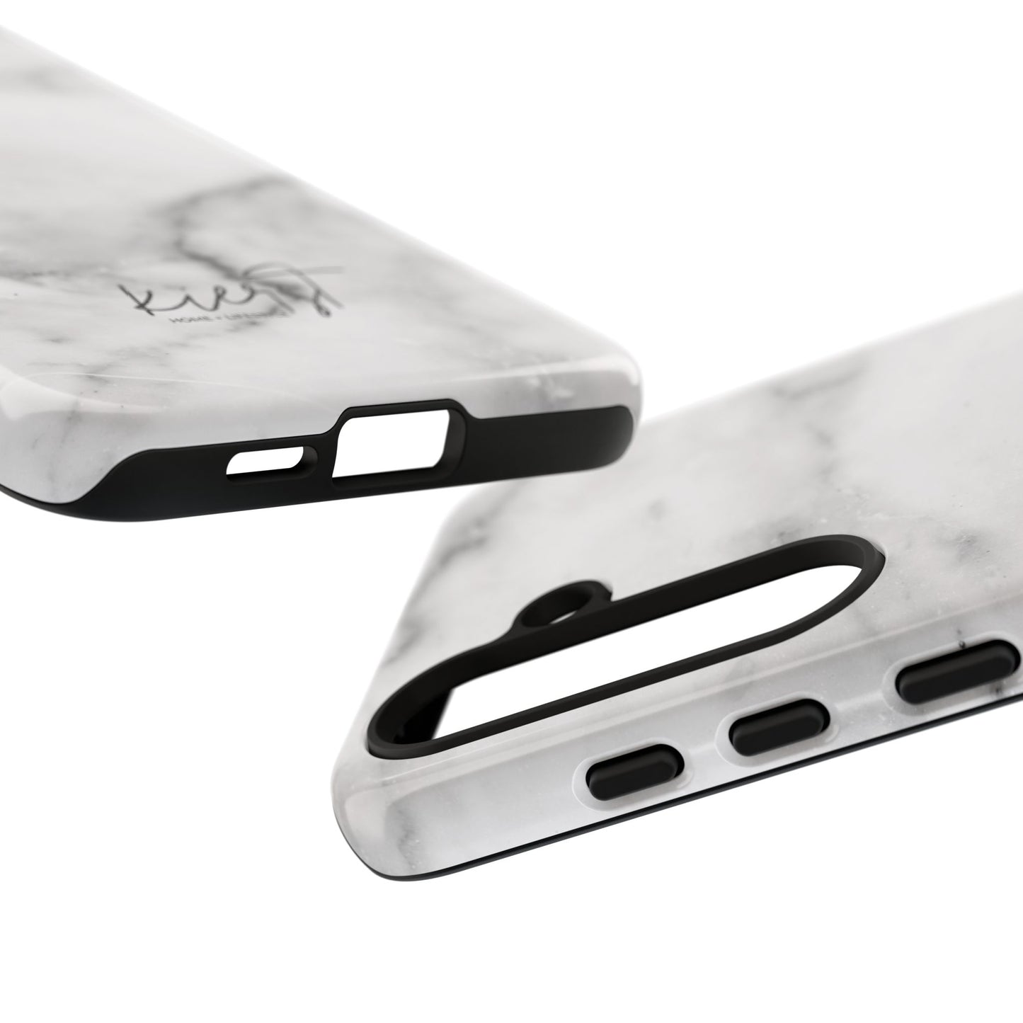 Lived-In White and Grey Marble Samsung Galaxy Case | Soft Strength, Redefined