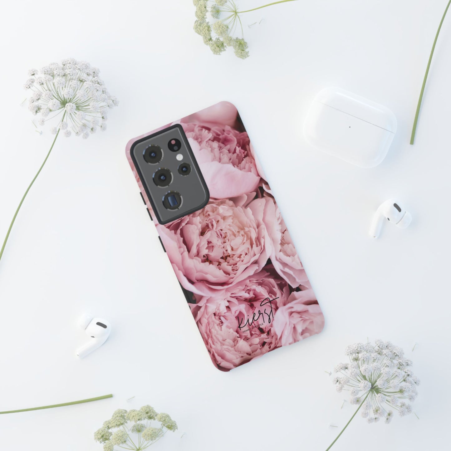 Pink Peonies Samsung Galaxy Case | A Floral Moment Lasts Longer Than Fresh Stems