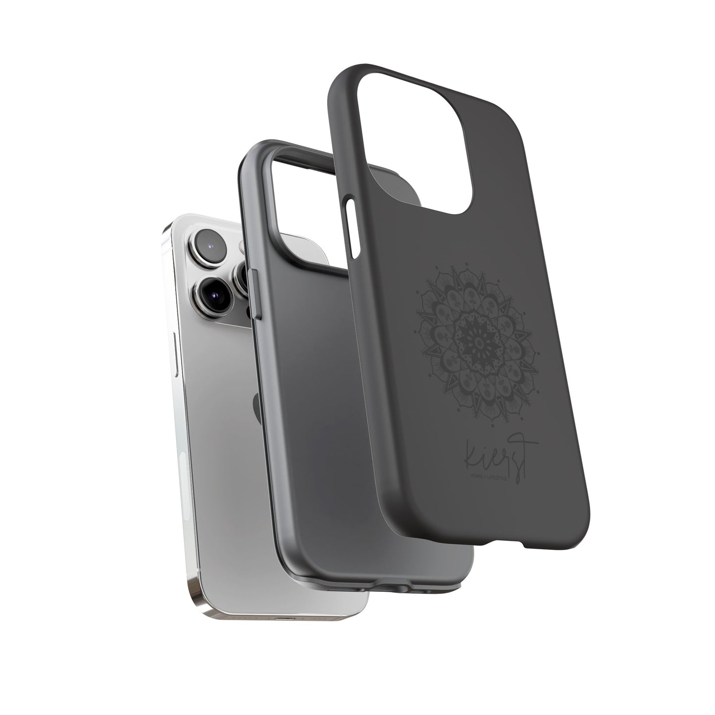 Black Mandala iPhone Case | Refined Calm in Every Curve