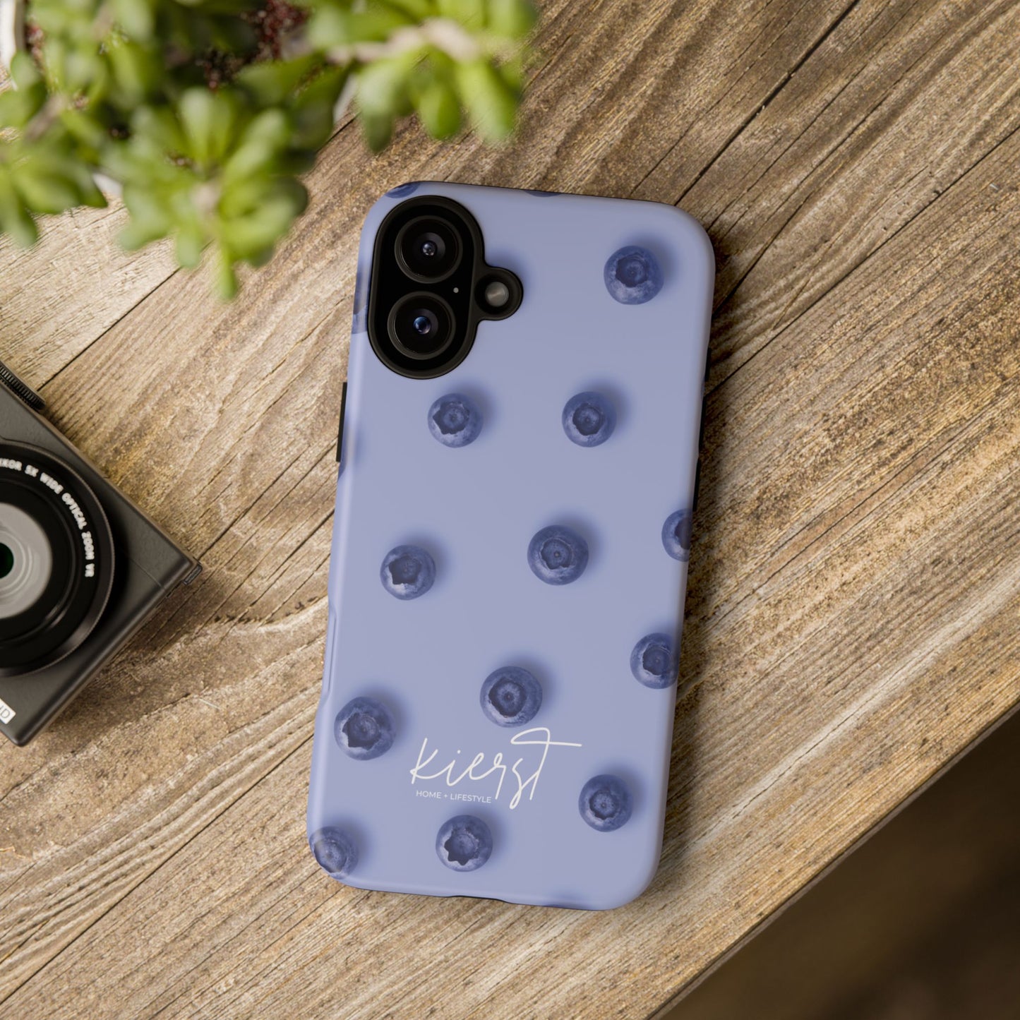 Blueberries iPhone Case | A refined play on fruit-forward charm