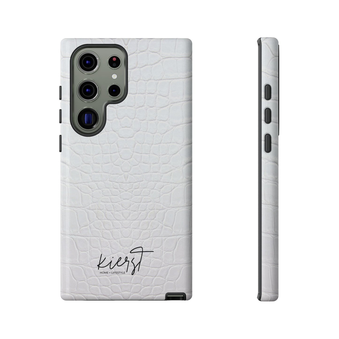 White Alligator Samsung Galaxy Case | Classic Texture Meets Modern Edge