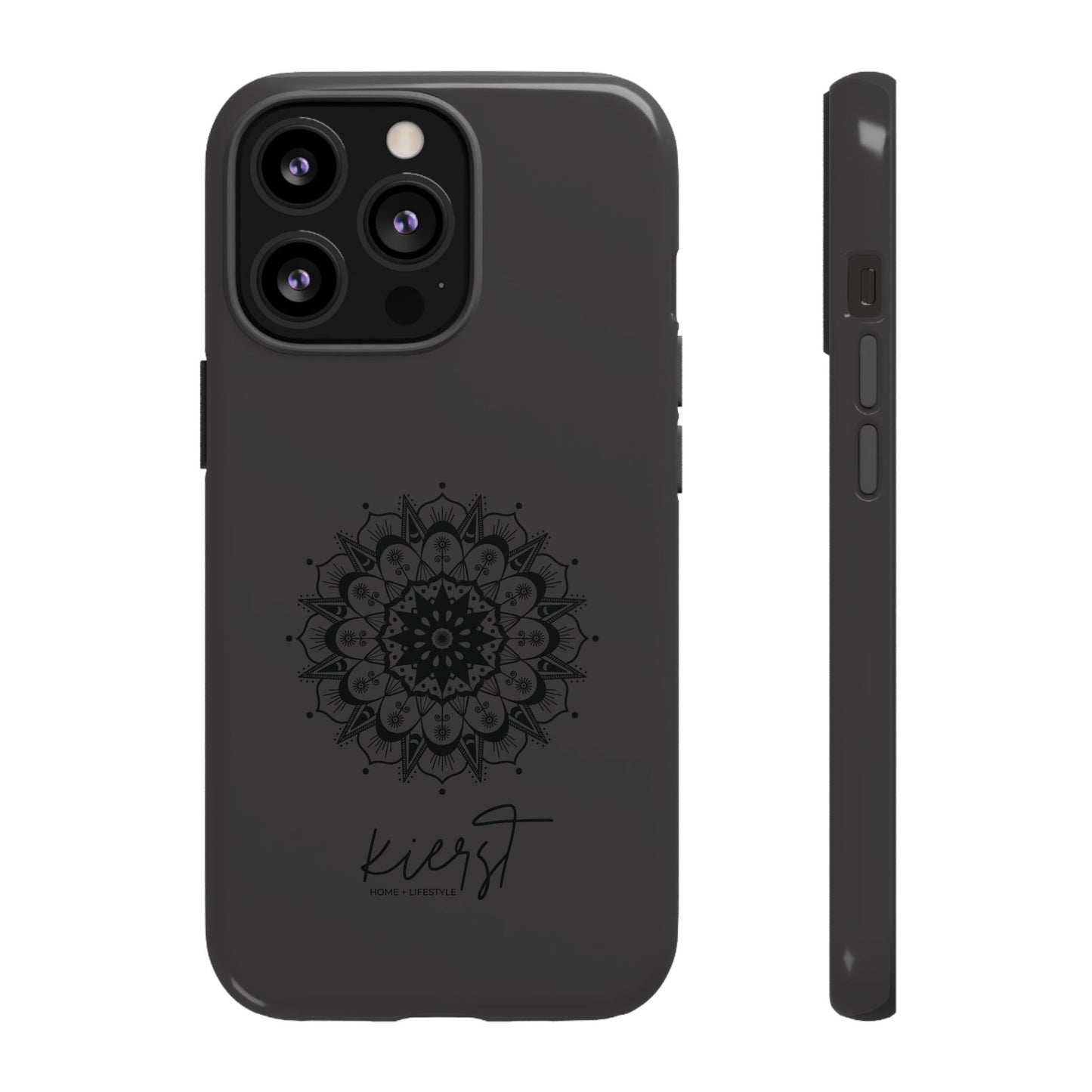 Black Mandala iPhone Case | Refined Calm in Every Curve