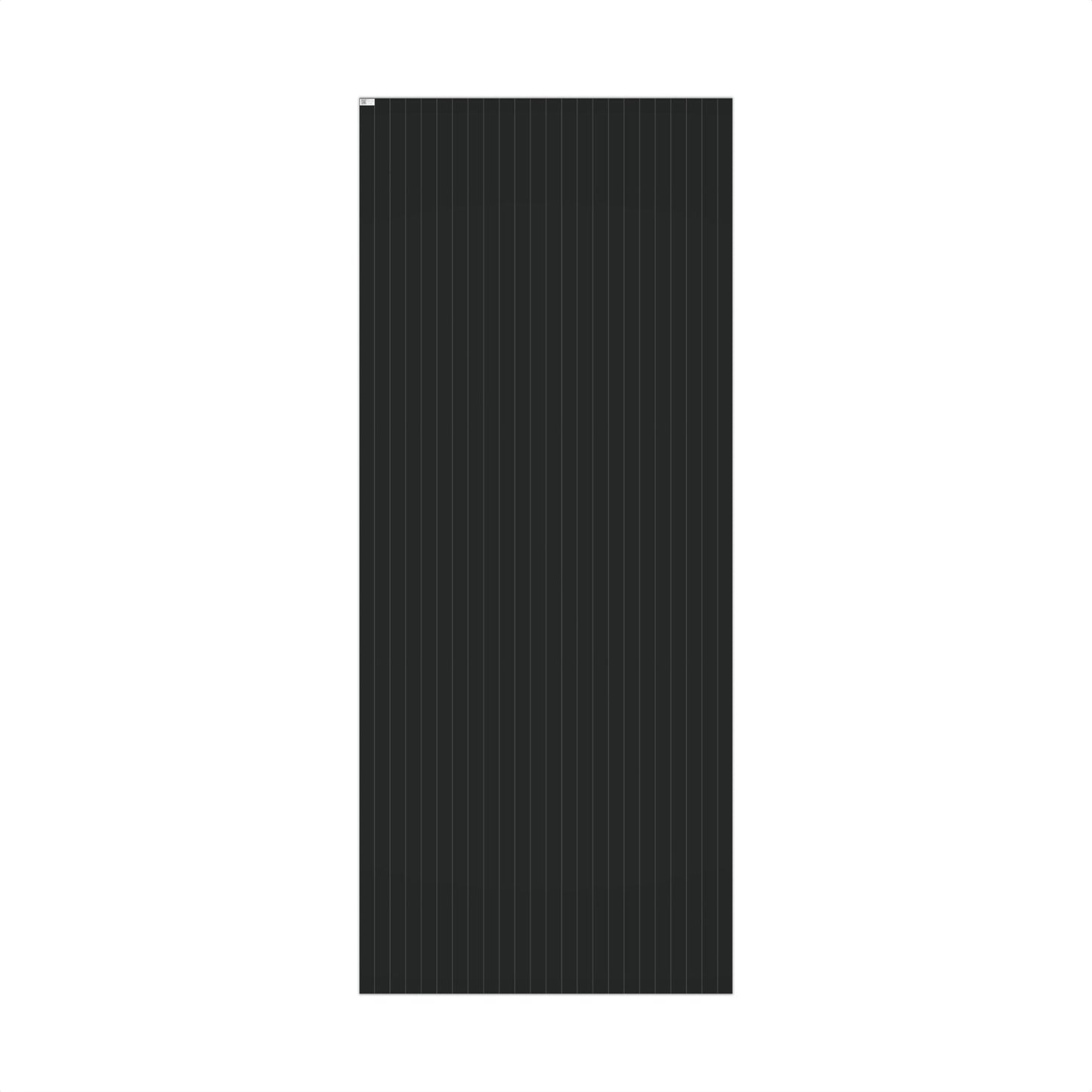 Black With Grey Pinstripe Gift Wrapping Paper