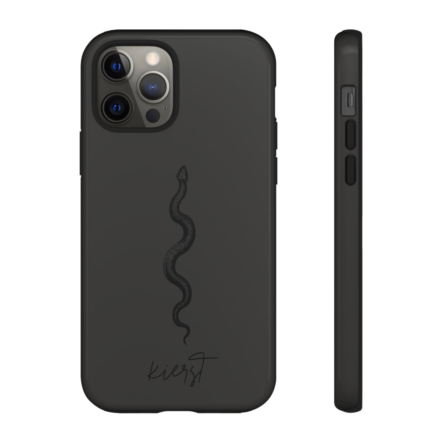 Long Black Snake iPhone Case | Subtle Edge, Quiet Power