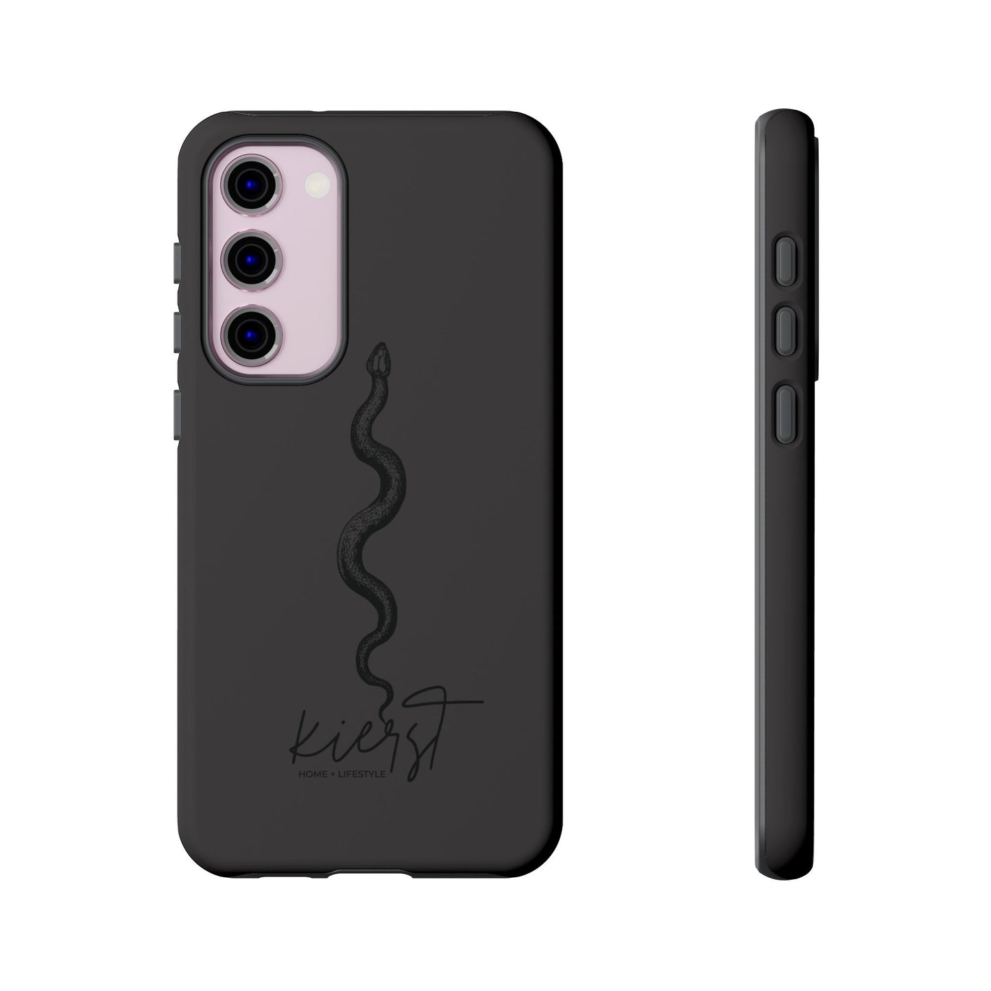 Long Black Snake Samsung Galaxy Phone Case | Power In The Subtleties