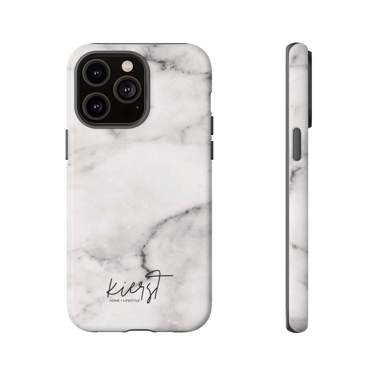 Lived-In White and Grey Marble iPhone Case | Curated Calm, Captured in Marble