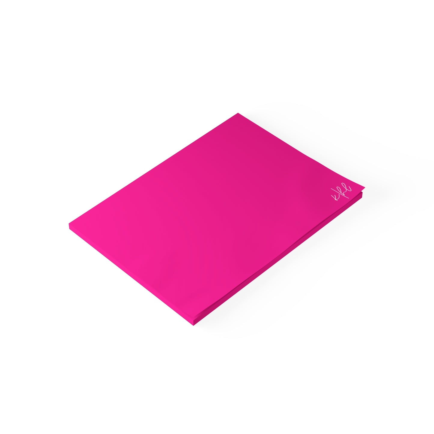 kierst Signature Hot Pink Post-it® Note Pad | Vibrant Sticky Notes for Bold Desks